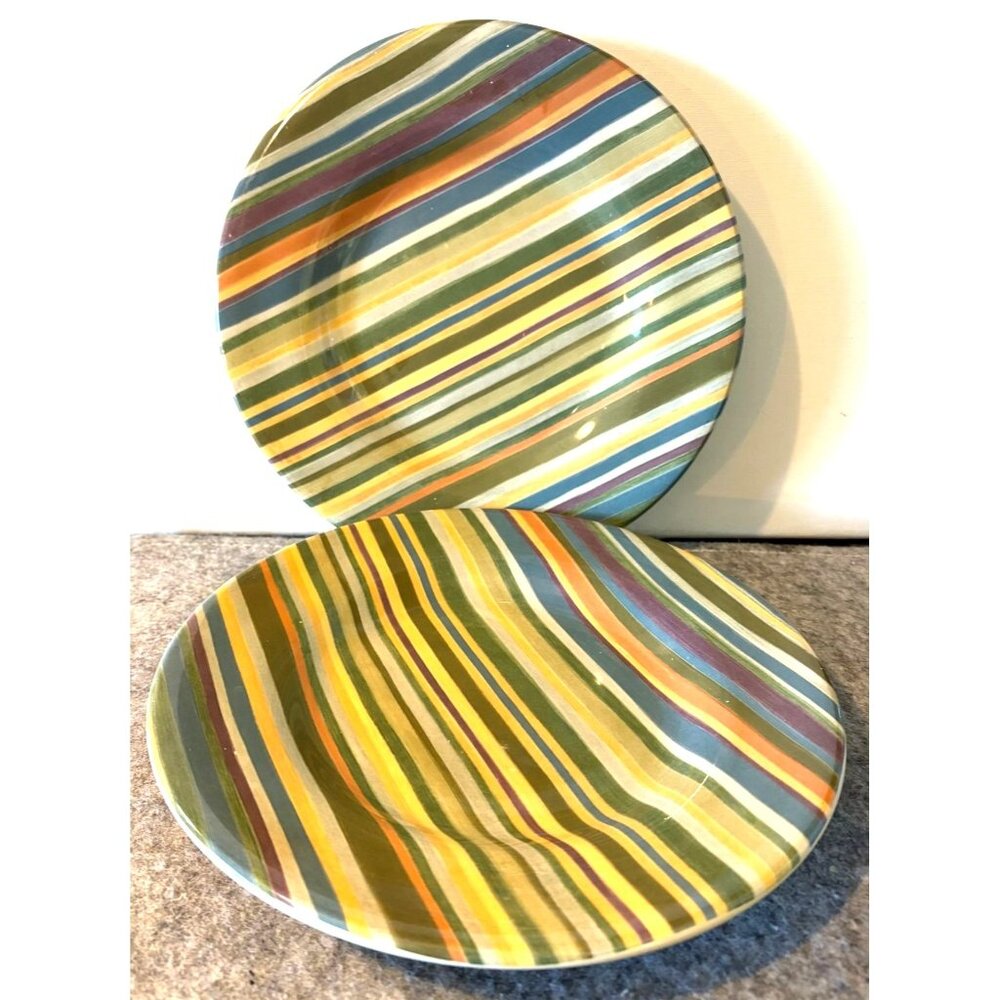 2 Tabletop Gallery Aurora Design 8.75" Salad Plates  # 2734